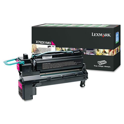 Lexmark X792X1MG Original Magenta Extra High Yield Return Program Toner Cartridge