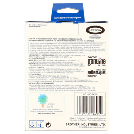 Brother LC1013PKS Original Ink Cartridges - 3-Pack (C/Y/M) – additional product image 4