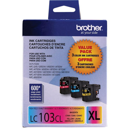 Brother LC1033PKS Original High Yield Ink Cartridges - 3-Pack (C/Y/M) – additional product image 3