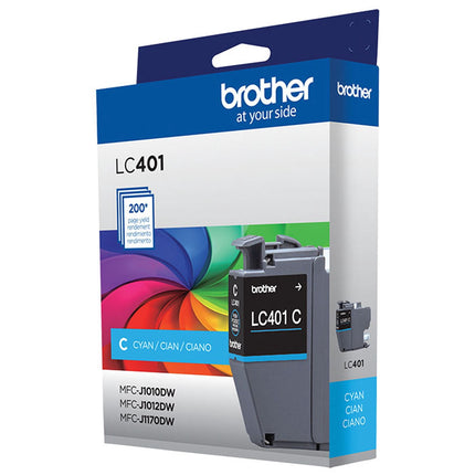 Brother LC401CS Original Cyan Ink Cartridge – additional product image 3
