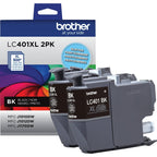 Brother LC401XL2PKS Original Black High Yield Ink Cartridges - Twin Pack – additional product image 3