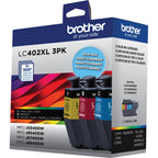 Brother LC402XL3PKS Original High Yield Ink Cartridges - 3-Pack (C/Y/M) – additional product image 4