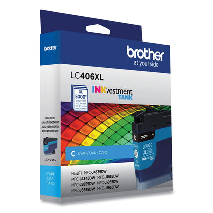 Brother LC406XLCS Original Cyan High Yield Ink Cartridge – additional product image 3