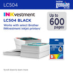 Brother LC504BKS Original Black Ink Cartridge – additional product image 4