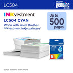 Brother LC504CS Original Cyan Ink Cartridge – additional product image 4