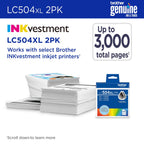 Brother LC504XL2PKS Original Black High Yield Ink Cartridges - Twin Pack – additional product image 4