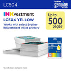 Brother LC504YS Original Yellow Ink Cartridge – additional product image 4
