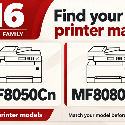 Canon 116 toner printer models: imageCLASS MF8050Cn and MF8080Cw