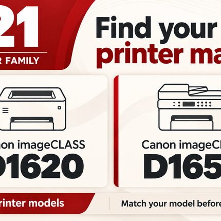 Canon 121 toner printer models: D1620, D1650