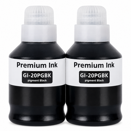 Canon GI-20 Compatible Black Ink Bottles – Twin Pack
