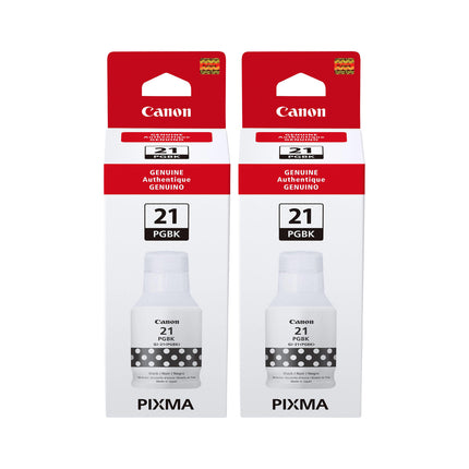 Canon GI-21 Original Black Ink Bottles – Twin Pack