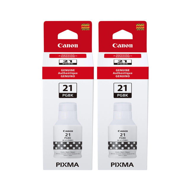 Canon GI-21 Original Black Ink Bottles – Twin Pack