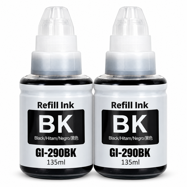 Canon GI-290 Compatible Black Ink Bottles – Twin Pack