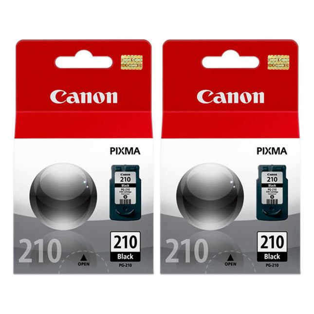 Canon PG-210 Original Black Ink Cartridges – Twin Pack