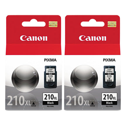 Canon PG-210XL Original Black Ink Cartridges – High Yield Twin Pack