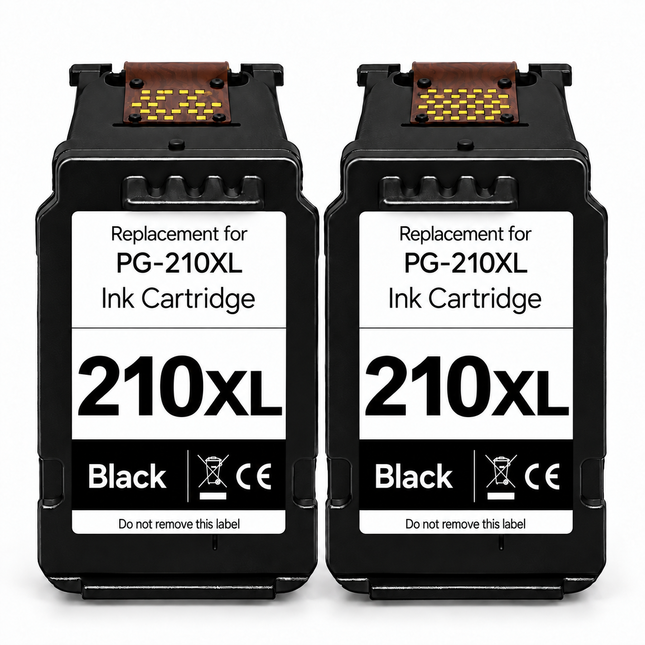 Canon PG-210XL Remanufactured Black Ink Cartridges – High Yield Twin Pack