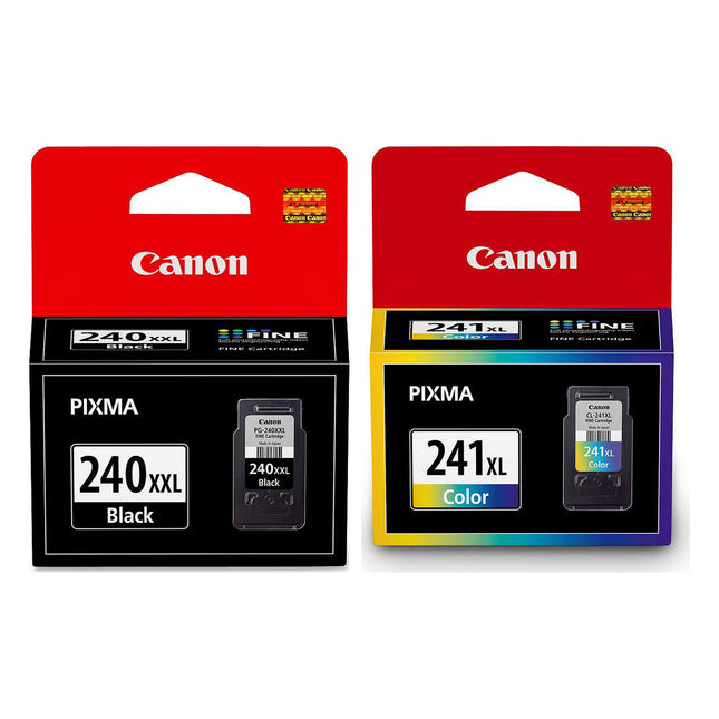 Canon PG-240XXL / CL-241XL Original Ink Cartridge Combo – Extra High Yield Black & Colour, 2-Pack