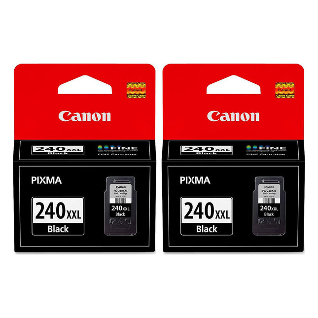 Canon PG-240XXL Original Black Ink Cartridges – Extra High Yield Twin Pack