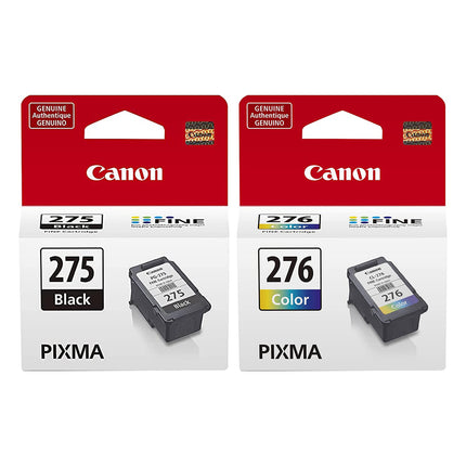 Canon PG-275 / CL-276 Original Ink Cartridge Combo – Black & Colour, 2-Pack