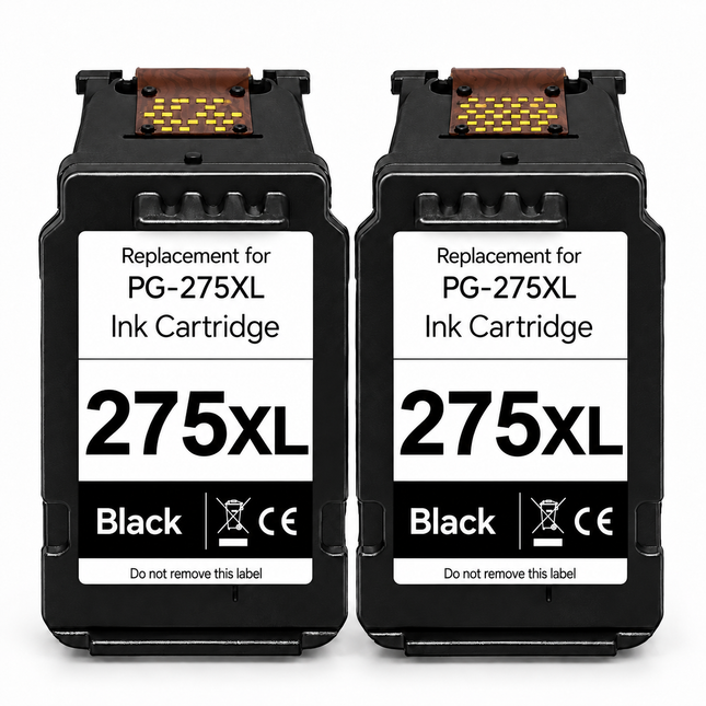 Canon PG-275XL Remanufactured Black Ink Cartridges – High Yield Twin Pack