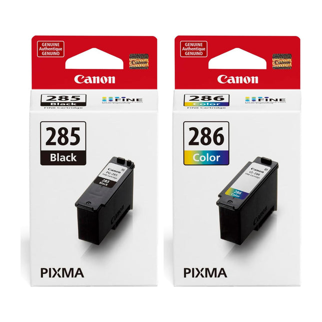 Canon PG-285 / CL-286 Original Ink Cartridge Combo – Black & Colour, 2-Pack