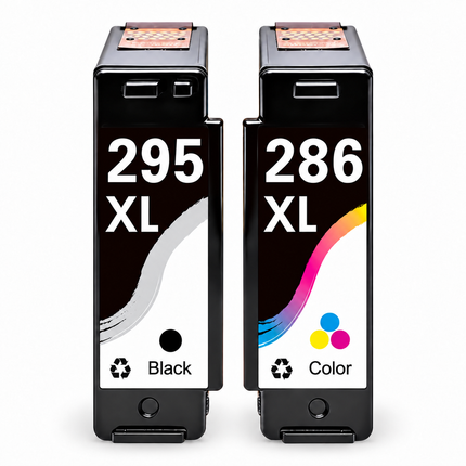 Canon PG-295XL / CL-286XL Remanufactured Ink Cartridge Combo – High Yield Black & Colour, 2-Pack