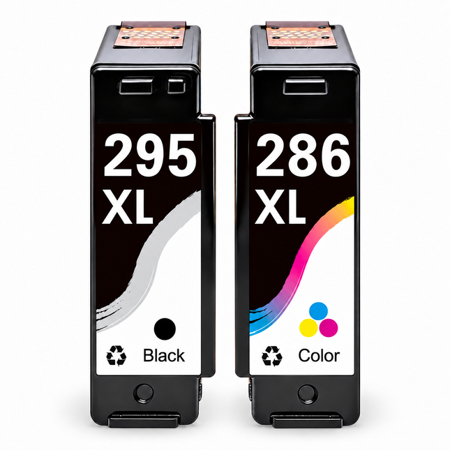 Canon PG-295XL / CL-286XL Remanufactured Ink Cartridge Combo – High Yield Black & Colour, 2-Pack