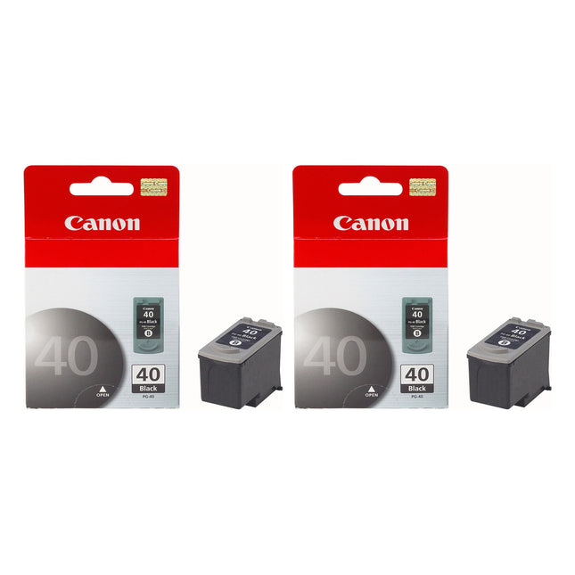 Canon PG-40 Original Black Ink Cartridges – Twin Pack