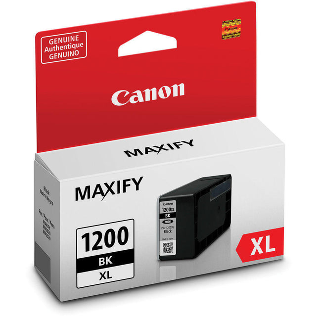 Canon PGI-1200XLBK Original Pigment Black Ink Cartridge – High Yield