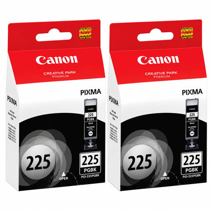 Canon PGI-225BK Original Pigment Black Ink Cartridges – Twin Pack