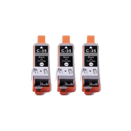 Canon PGI-35 Compatible Black Ink Cartridges – 3-Pack