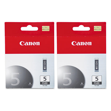 Canon PGI-5BK Original Pigment Black Ink Cartridges – Twin Pack