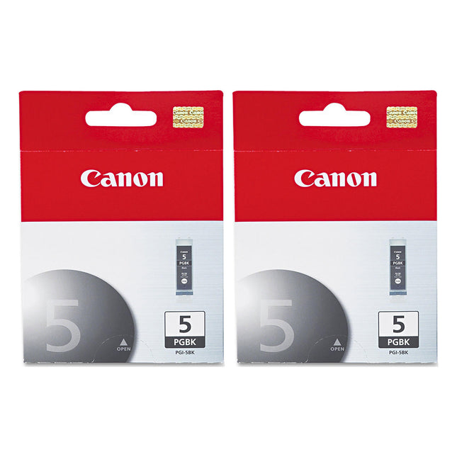 Canon PGI-5BK Original Pigment Black Ink Cartridges – Twin Pack