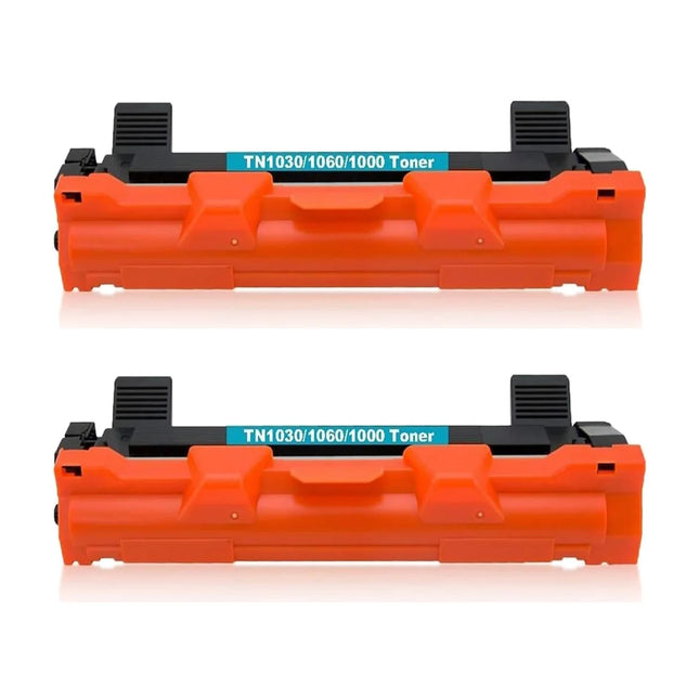 Brother TN1030 Compatible Black Toner Cartridge Standard Yield – 2 Pack