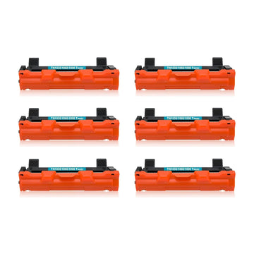 Brother TN1030 Compatible Black Toner Cartridge Standard Yield – 6 Pack