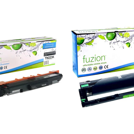 Compatible Brother TN223BK/DR223CL Toner & Drum Bundle – Fuzion