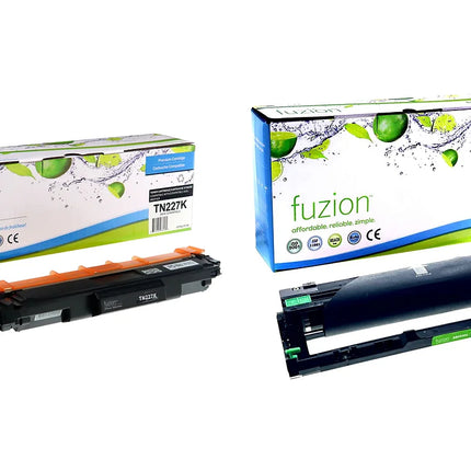 Compatible Brother TN227BK/DR223CL Toner & Drum Bundle – Fuzion