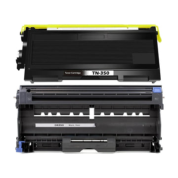 Brother TN350 Toner DR350 Drum Compatible Combo