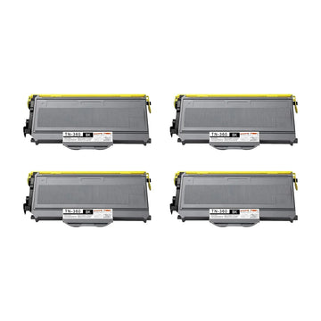 Brother TN360 Compatible Black Toner Cartridge High Yield – 4 Pack