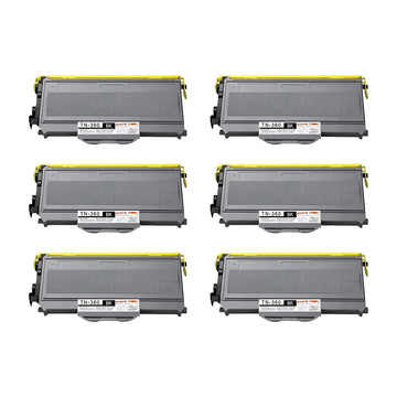 Brother TN360 Compatible Black Toner Cartridge High Yield – 6 Pack
