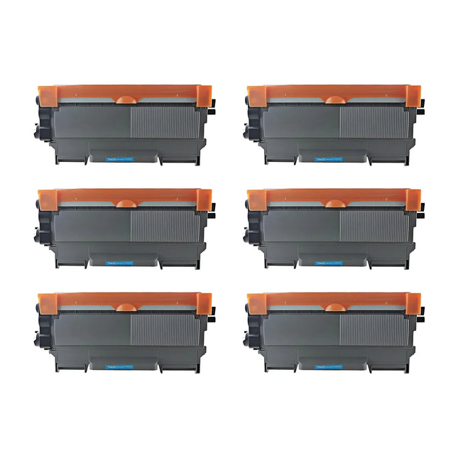 Brother TN450 Compatible Black Toner Cartridge High Yield – 6 Pack