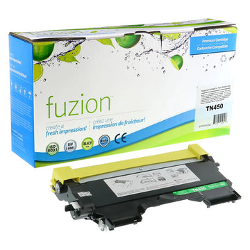 Compatible Brother TN450 High-Yield Black Toner Cartridge – Fuzion
