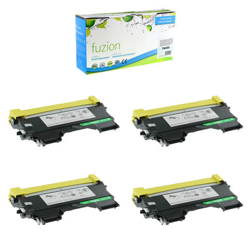Compatible Brother TN450 High-Yield Black Toner Cartridges – Fuzion, 4-Pack