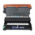 Brother TN450 Toner DR420 Drum Compatible Combo