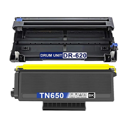 Brother TN650 Toner DR620 Drum Compatible Combo