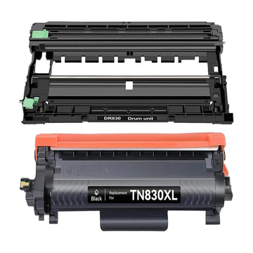 Brother TN830XL Toner DR830 Drum Compatible Combo