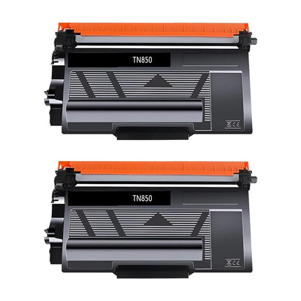 Brother TN850 Compatible Black Toner Cartridge High Yield – 2 Pack