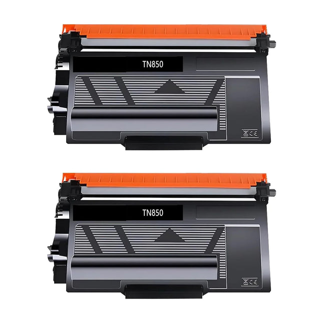 Brother TN850 Compatible Black Toner Cartridge High Yield – 2 Pack