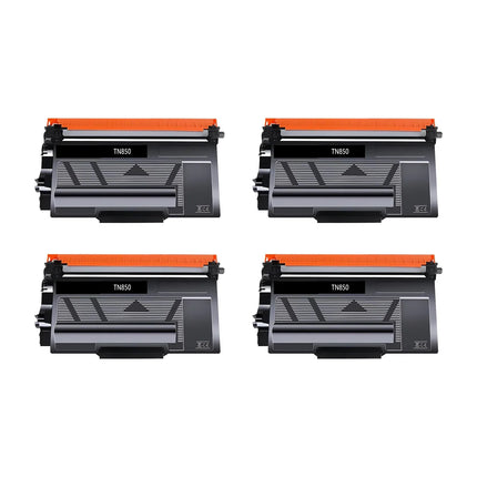 Brother TN850 Compatible Black Toner Cartridge High Yield – 4 Pack