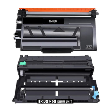 Brother TN850 Toner DR820 Drum Compatible Combo